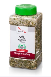SÓL KŁODAWSKA MIX Z ZIOŁAMI - Słoik 1000 g
