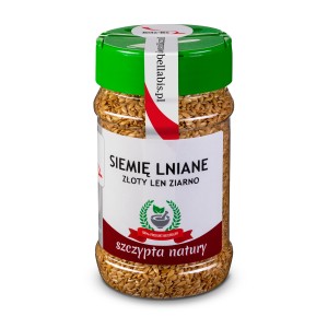 SIEMIĘ LNIANE ZŁOTY LEN -  Słoik 200 g